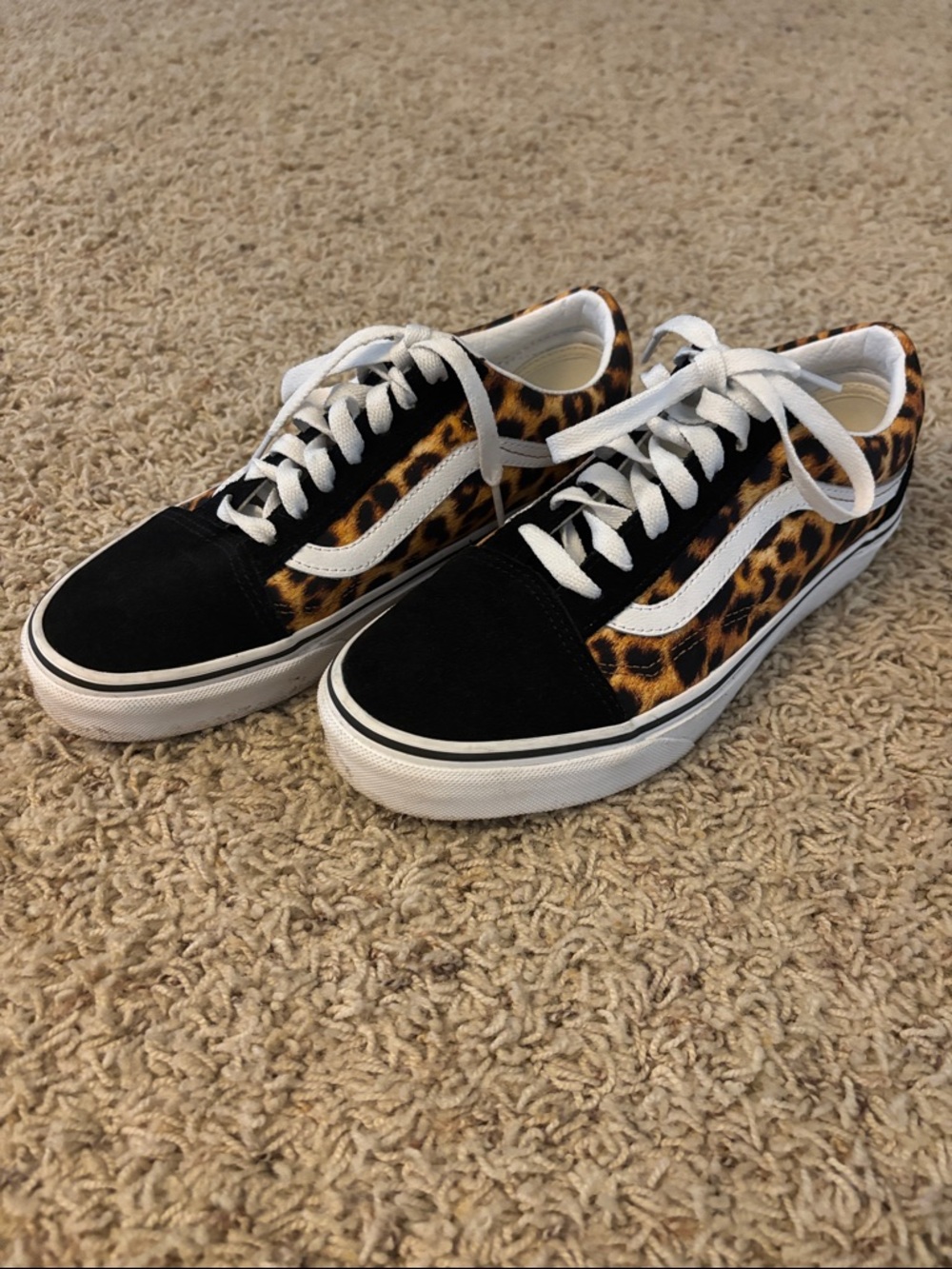 Vans — Leopard Print Sneakers
